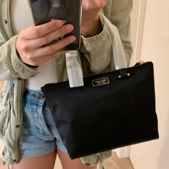 INSULATED TOTE KATE SPADE NYLON MINI BLACK BAG - Picture 4 of 8